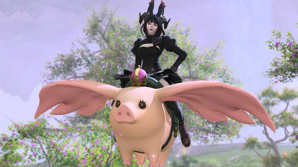 Final Fantasy XIV FFXIV Dawn Trail | Gong Cha  | Porxie King | Mount