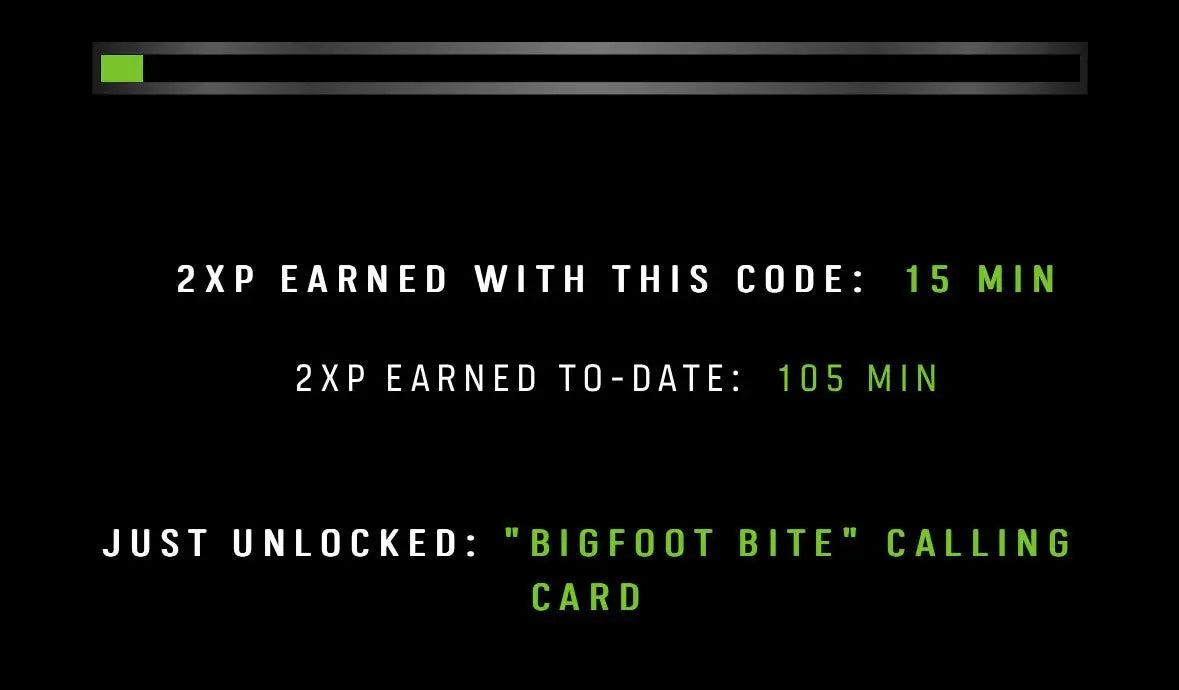 Call of Duty MW3 / MW2 Jack Link’s Full Set  |  Sasquatch Skin + + 2XP Tokens | GLOBAL