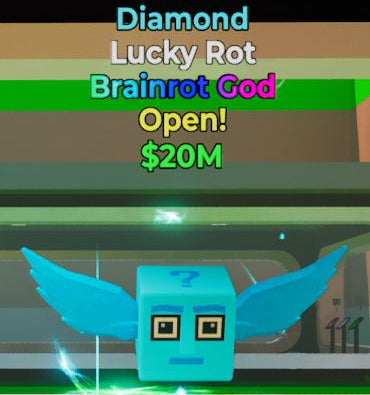 Lucky Rot Brainrot God Diamond - Steal the Brainrot