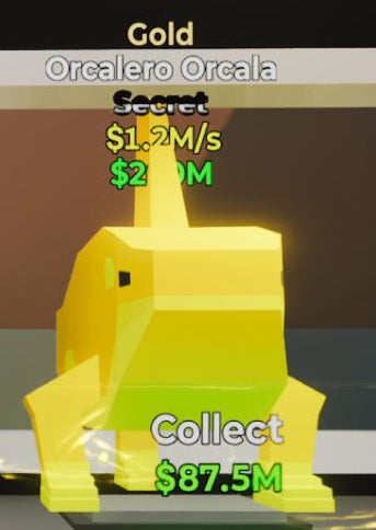 Orcalero Orcala Gold - Steal the Brainrot