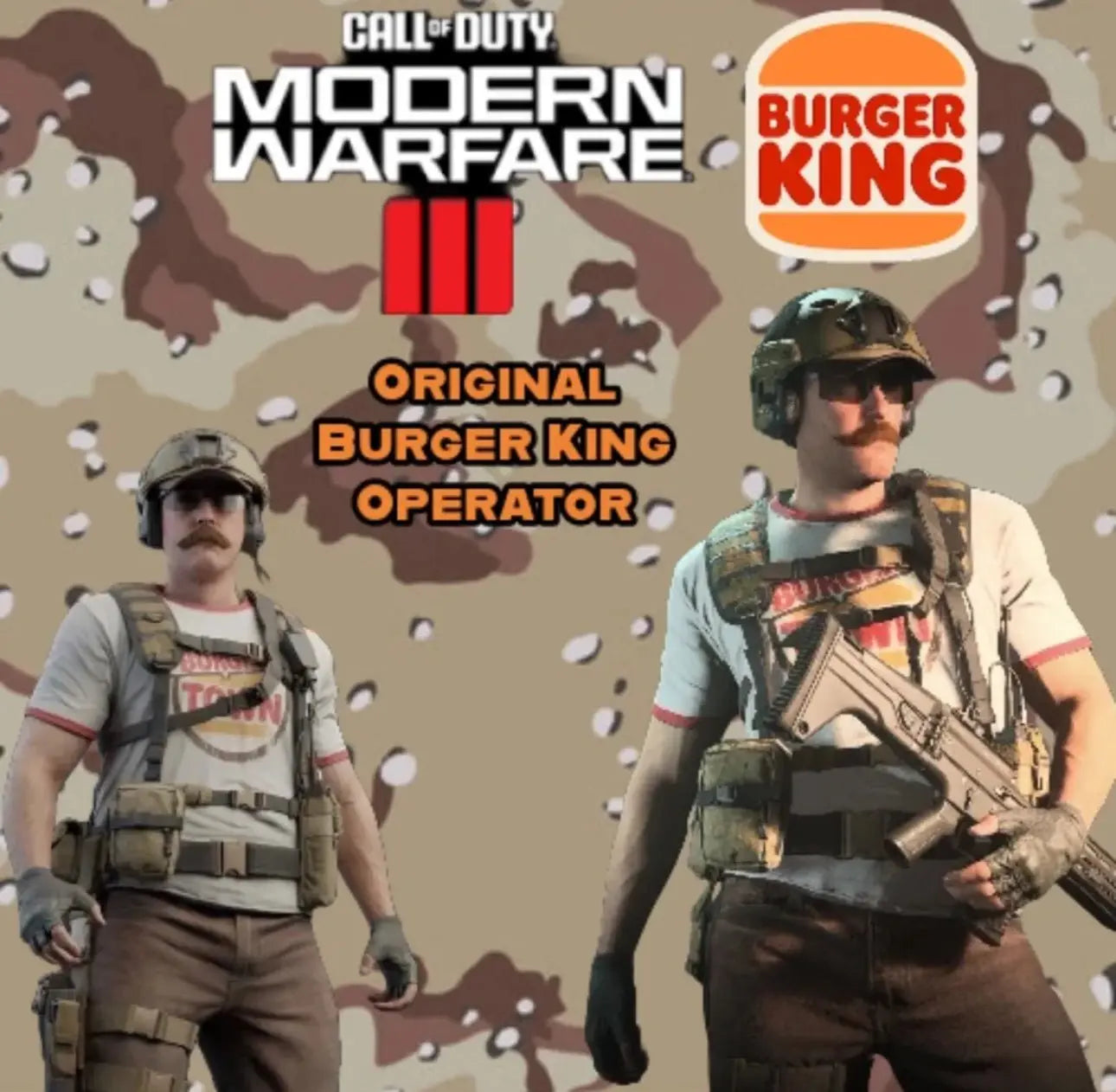 Original MW2 / MW3 Burger Town / King Skin