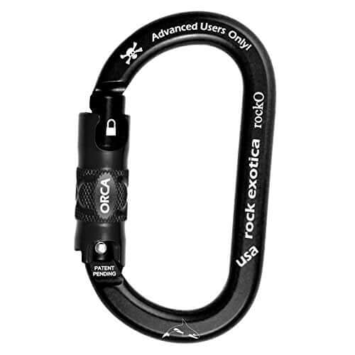 rockO ORCA-Lock Carabiner Black