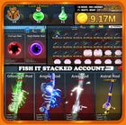 [Fish it!] - Stacked 453 LVL -[Ghostfinn Rod/Angler Rod/Ares Rod/Astral]