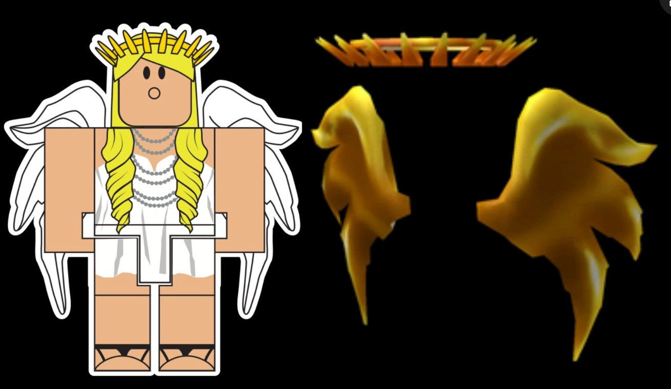 Roblox Celebrity Series 2 - Angel Figure & Golden Reignment Virtual Item Code