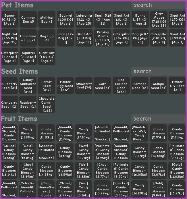 [ROBLOX - Grow A Garden]- 11 Mutation Candy Blossom Tree -[Huge & Rare Fruits🍭]