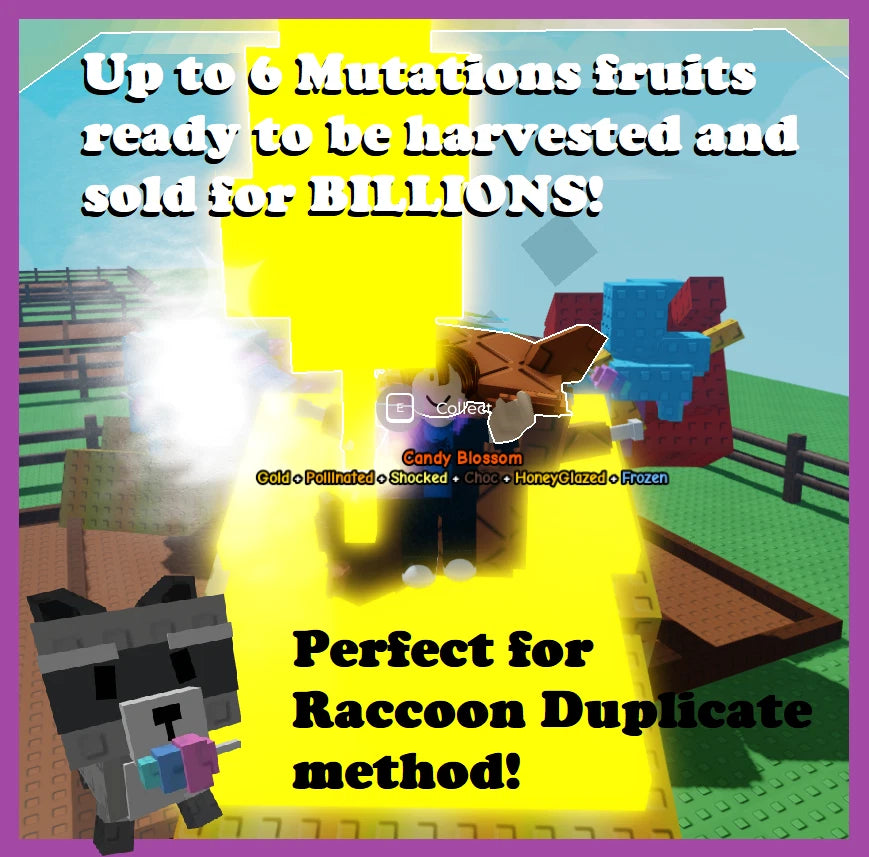 [Grow A Garden] - 3 Candy Blossom Trees - [Easter Limited Divine Trees🍭]