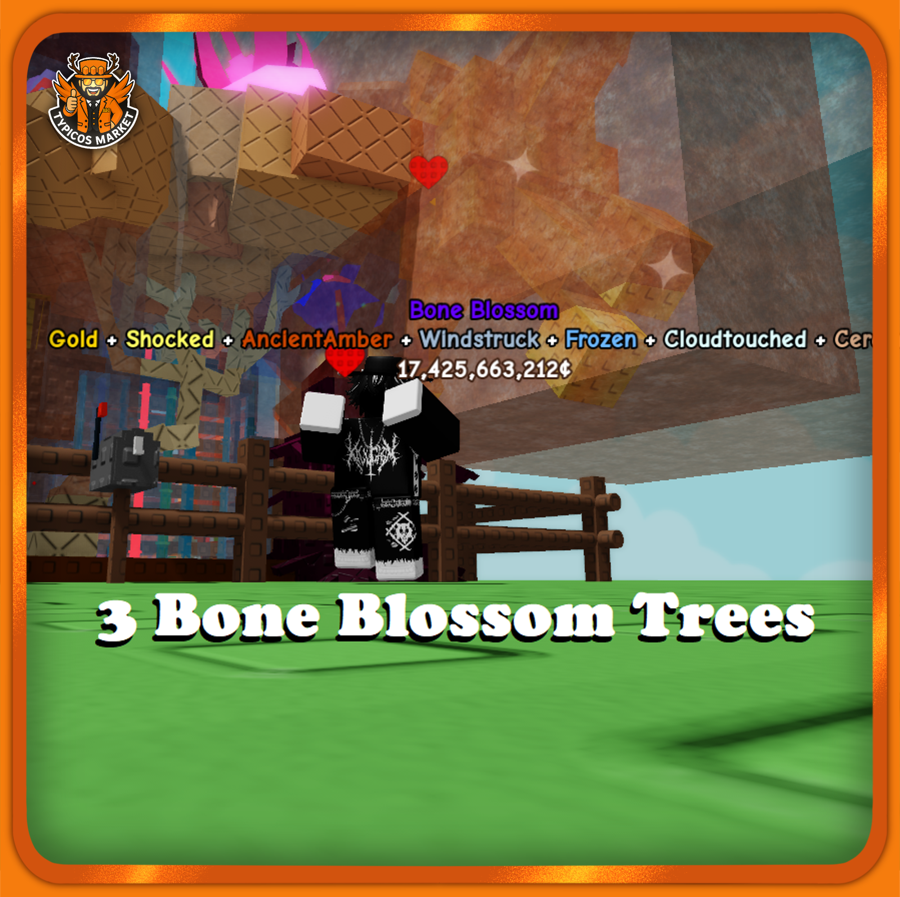 [STACKED] - 3 Bone Blossom 3 Sunflower 1 Fossilight 1 Elephant Ears +++ LIMITED