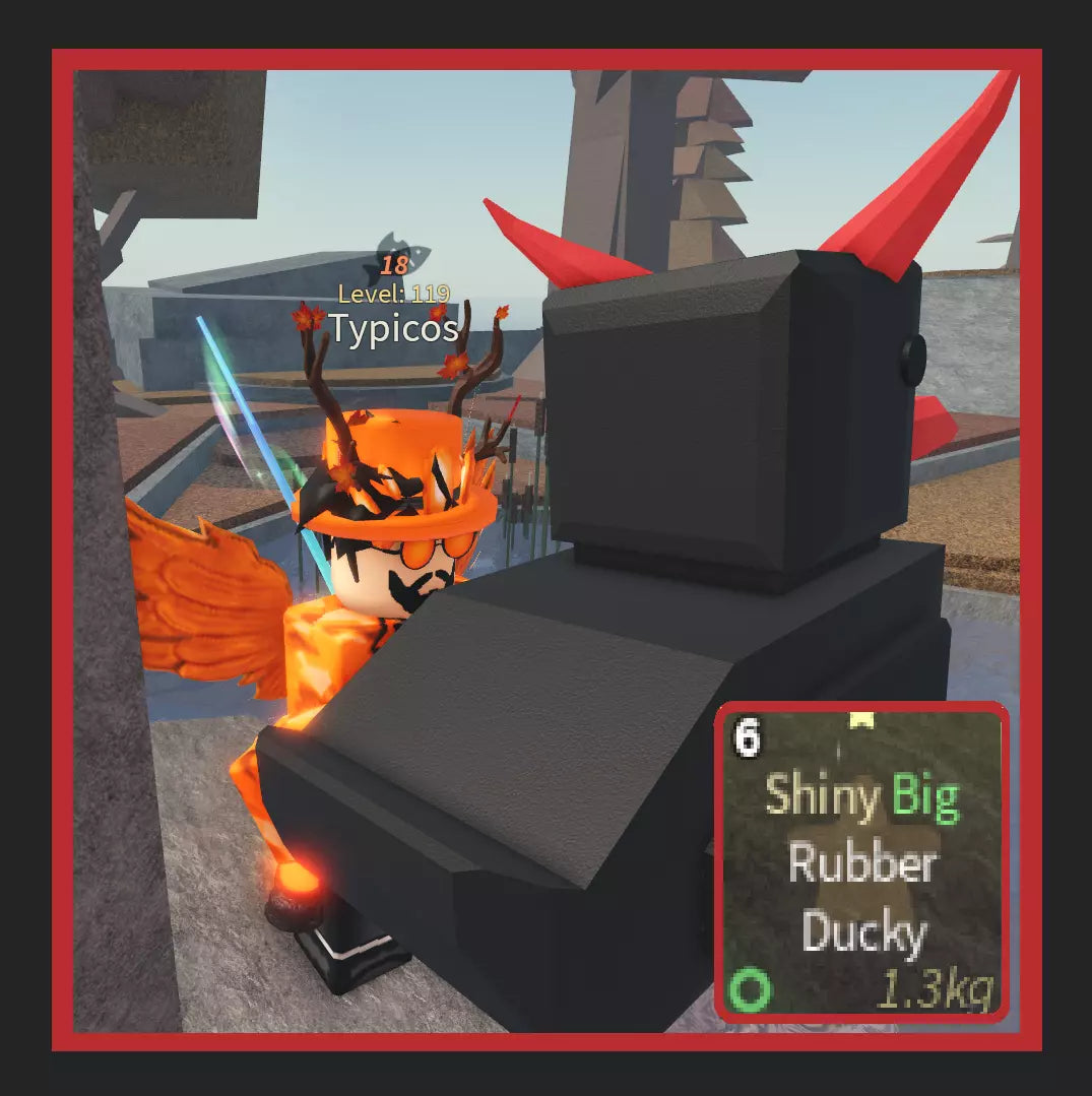 The Shiny Big Rubber Ducky [THE EVIL DUCK] [ROBLOX - FISCH]