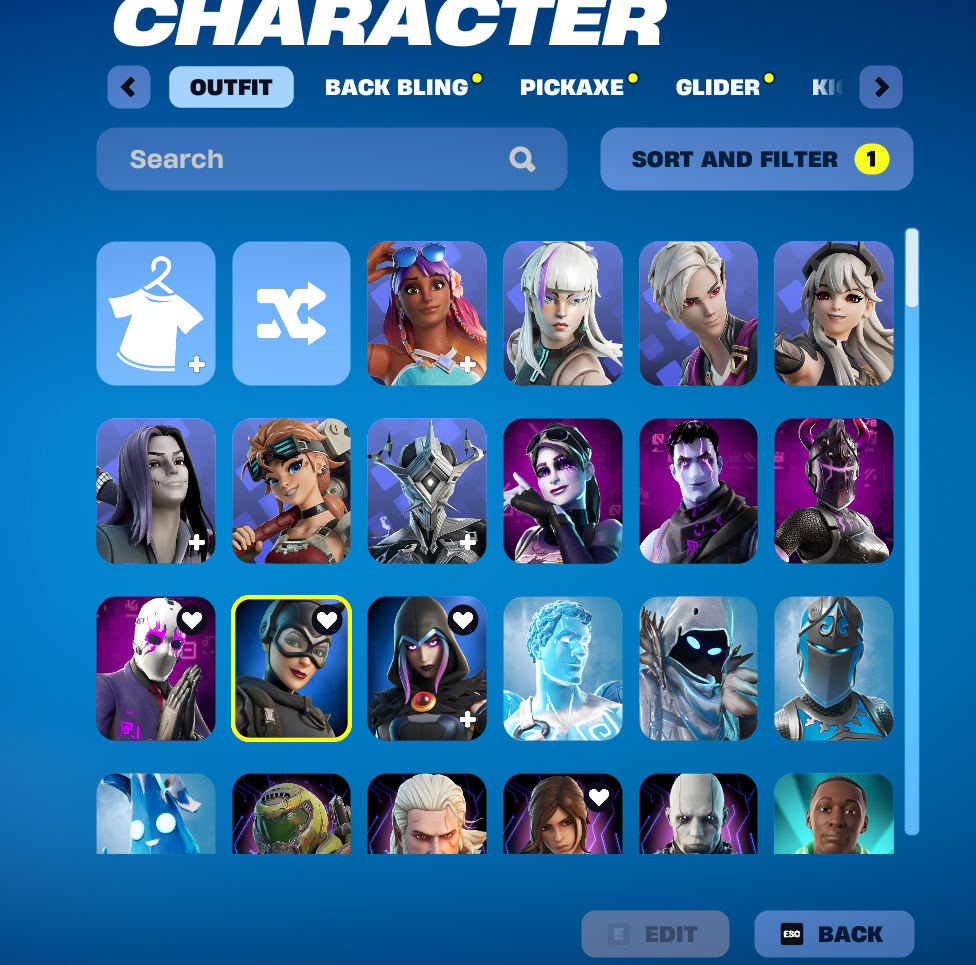 OG FN Account 250 skins / 240 pickaxe /197 gliders /2 kicks/839 emotes