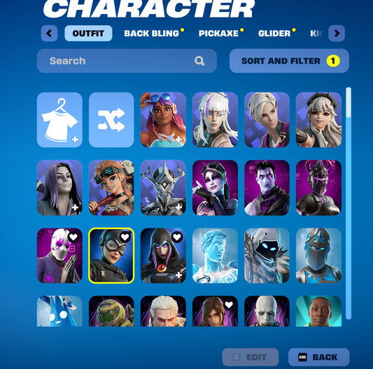 OG FN Account 250 skins / 240 pickaxe /197 gliders /2 kicks/839 emotes