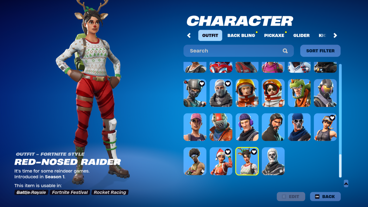 FORNITE ACCOUNT LVL 1256 OG SKINS/EMOTES/B<wbr/>ACKPACKS AND PICKAXES
