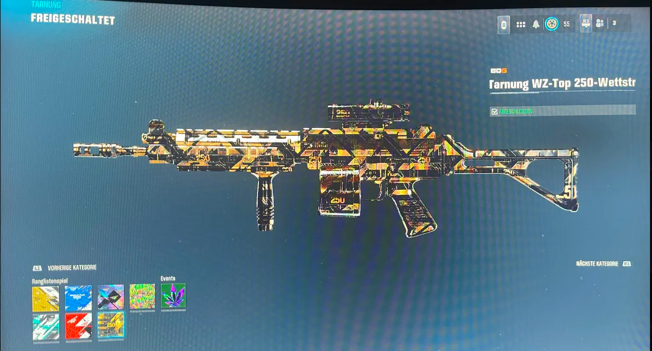 Call of Duty COD Black Ops 6 TOP 250 ACCOUNT