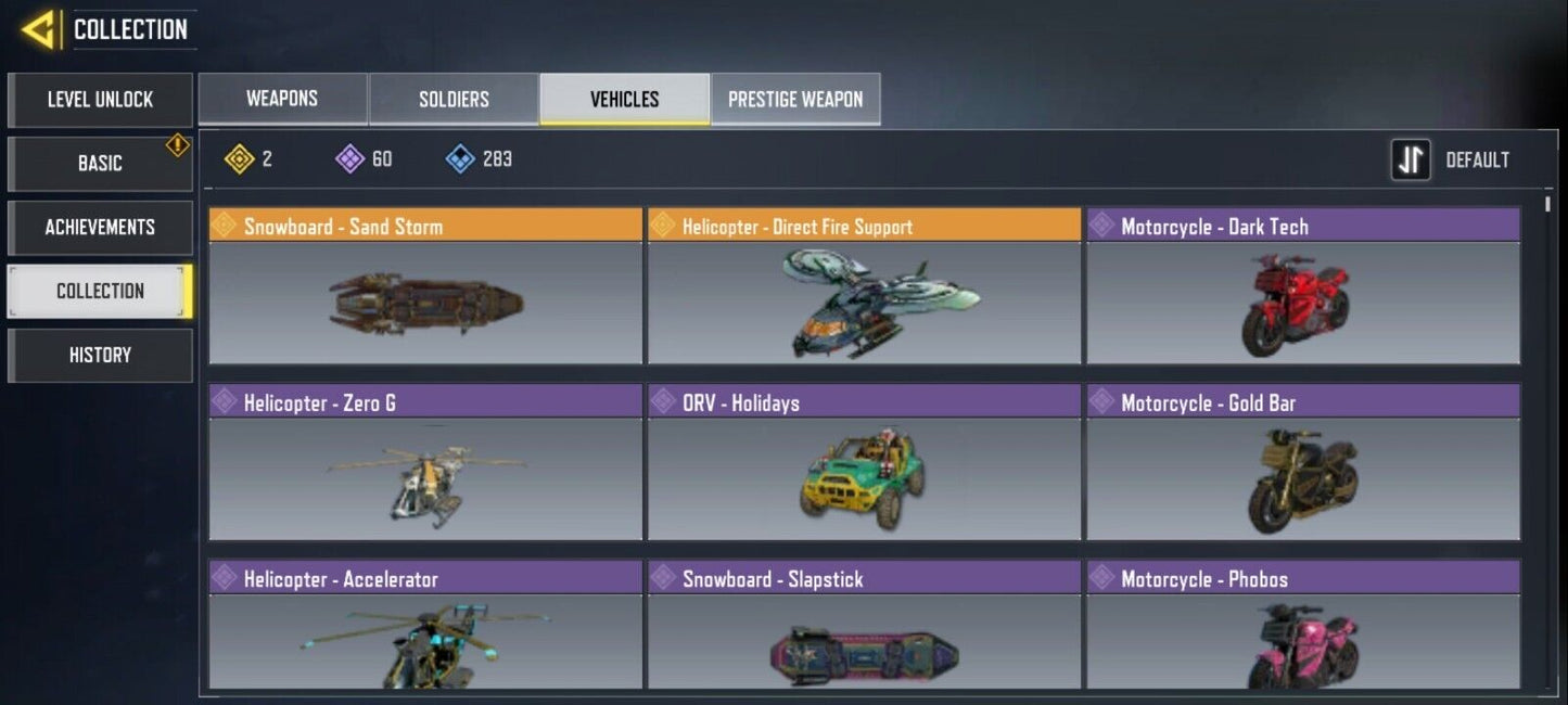 Call Of Duty Mobile From Season 2 And 23 Legendary and 3 mythic Gun's