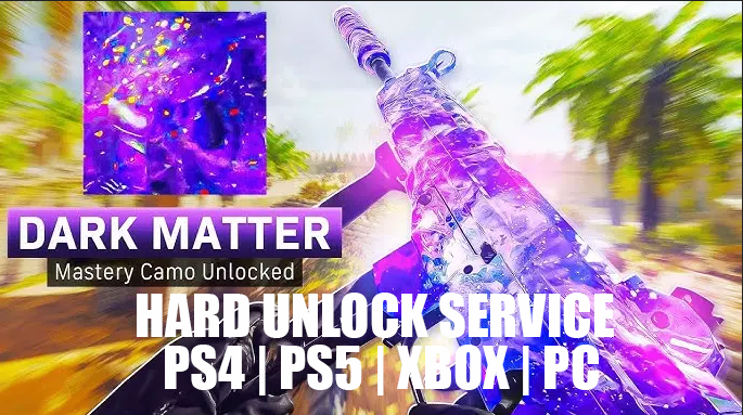 DARK MATTER CAMO [  HARD UNLOCK PLAY ] 100% LEGIT