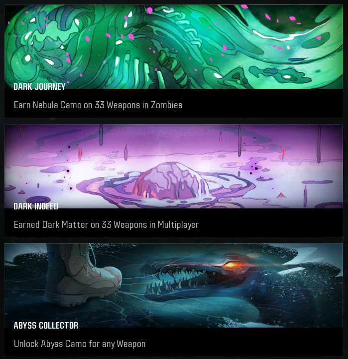 Call Of Duty Black Ops 6 Nebula Zombies Mastery Camo Grind ( Read Description)