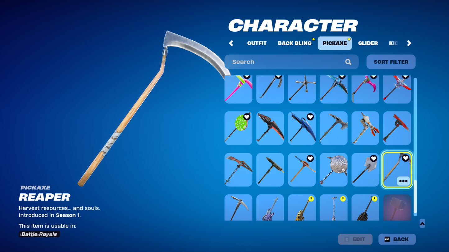 FORNITE ACCOUNT LVL 1256 OG SKINS/EMOTES/B<wbr/>ACKPACKS AND PICKAXES