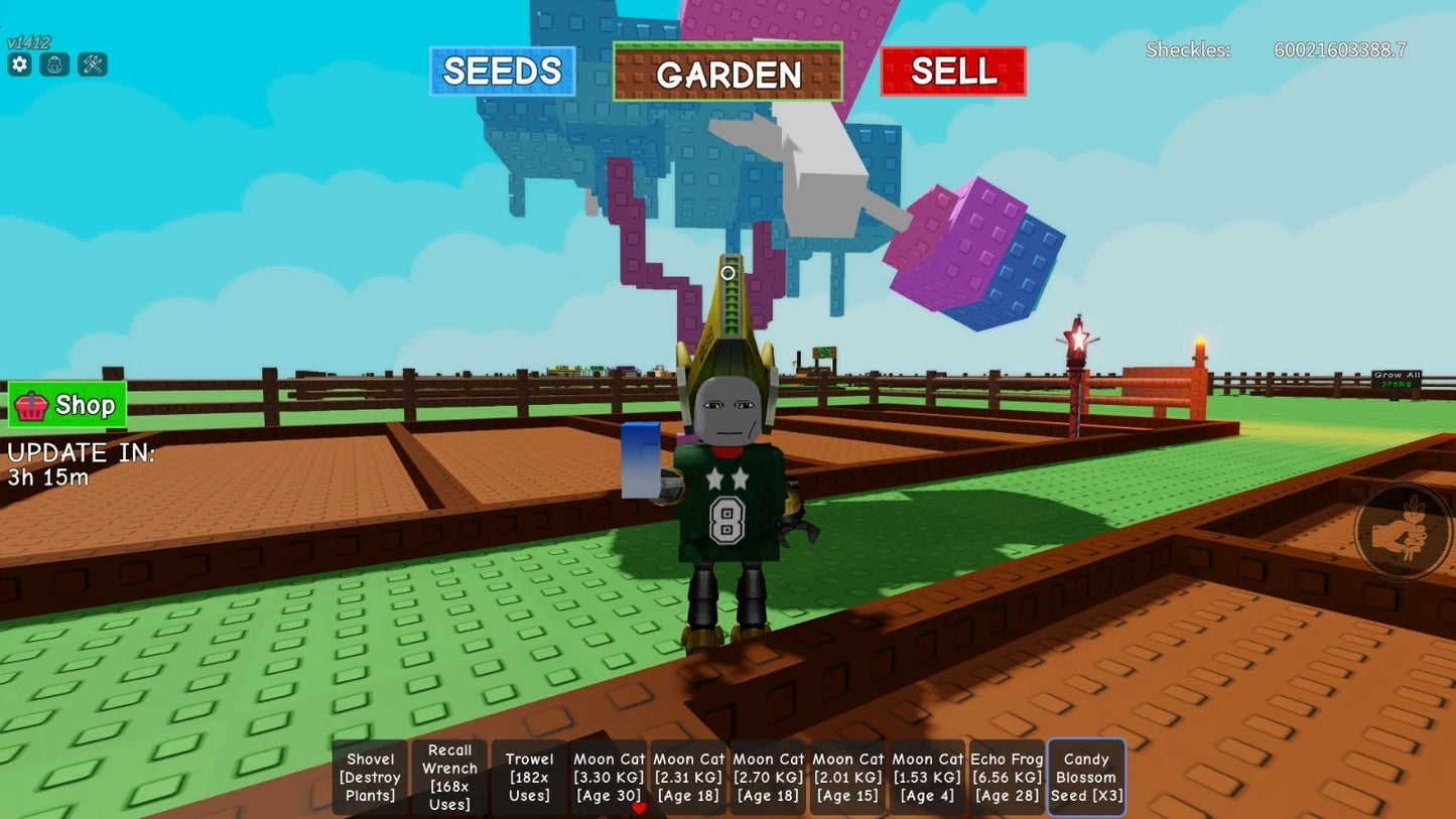 Candy Blossom Account Grow A Garden (4 Candy Blossoms)