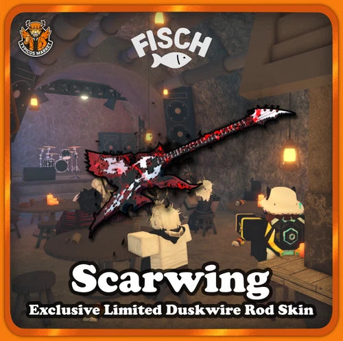 [FISCH] - Scarwing -  [Exclusive Limited Duskwire Rod Skin]