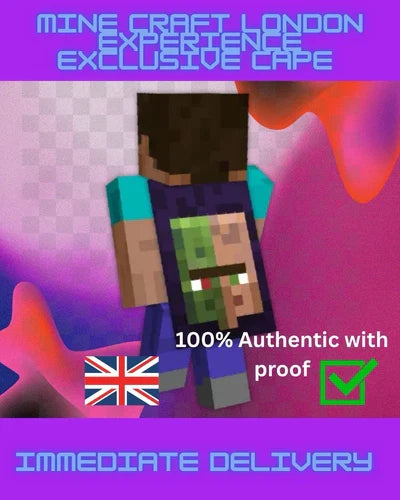 Official London Minecraft Experience Cape Code - With Instant Delivery 2025 !
