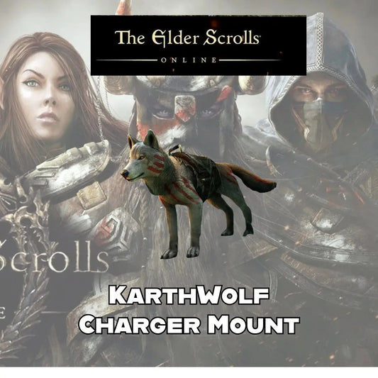 THE ELDER SCROLLS ONLINE KARTHWOLF CHARGER MOUNT