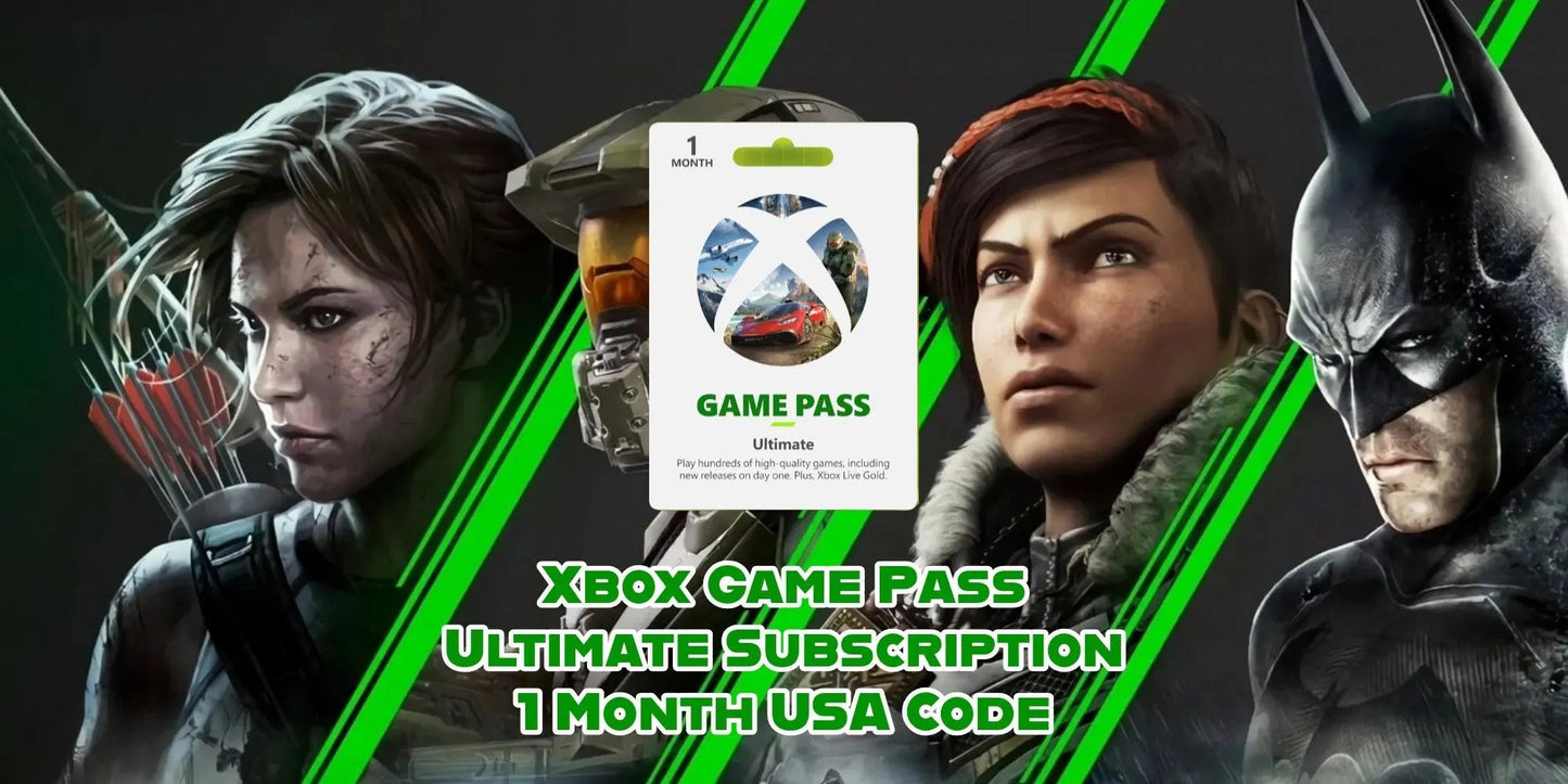 Xbox Game Pass Ultimate Subscription 1 month membership (GLOBAL)
