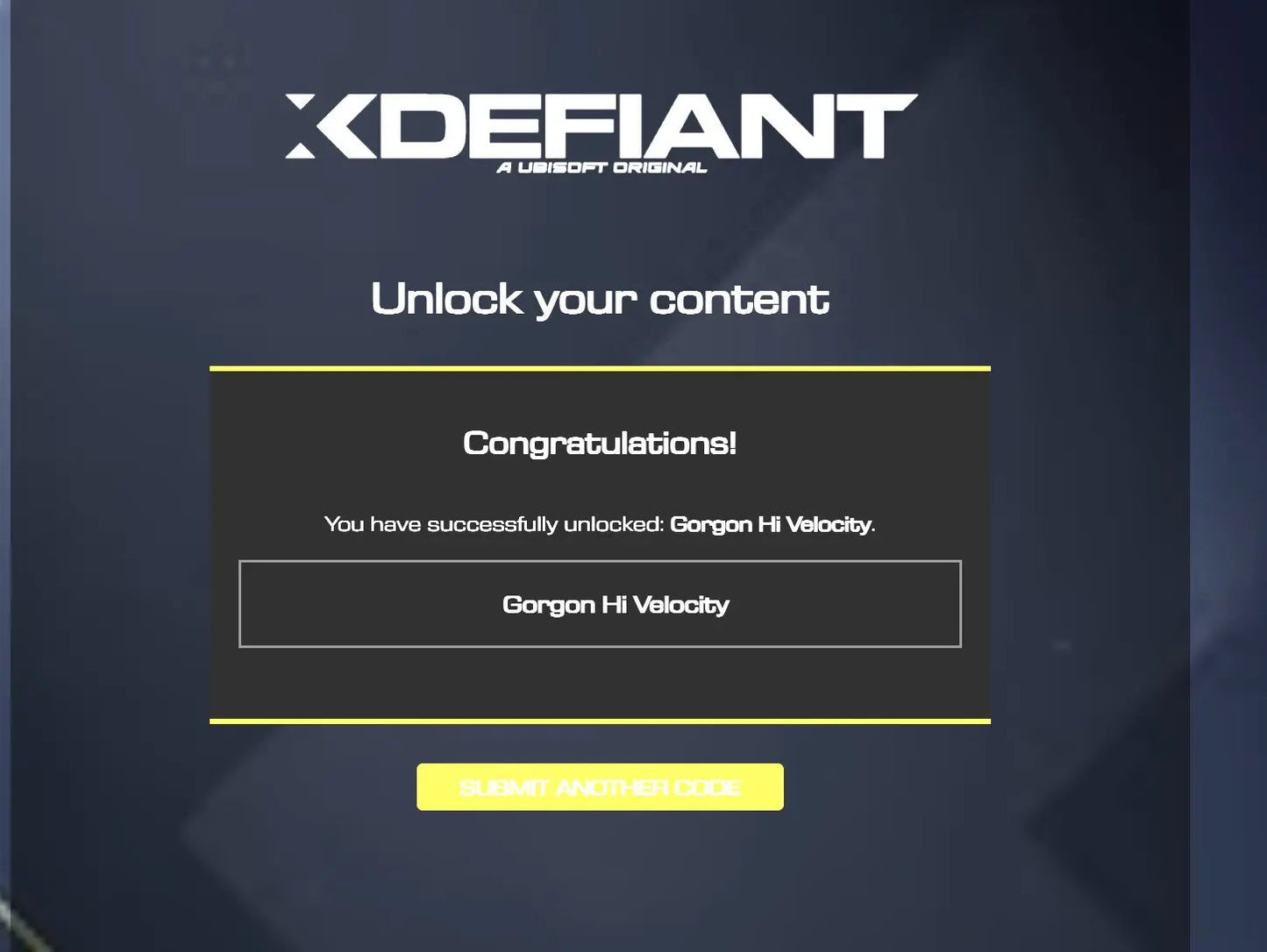 XDefiant Gorgon "Hi-Velocity" Character Skin